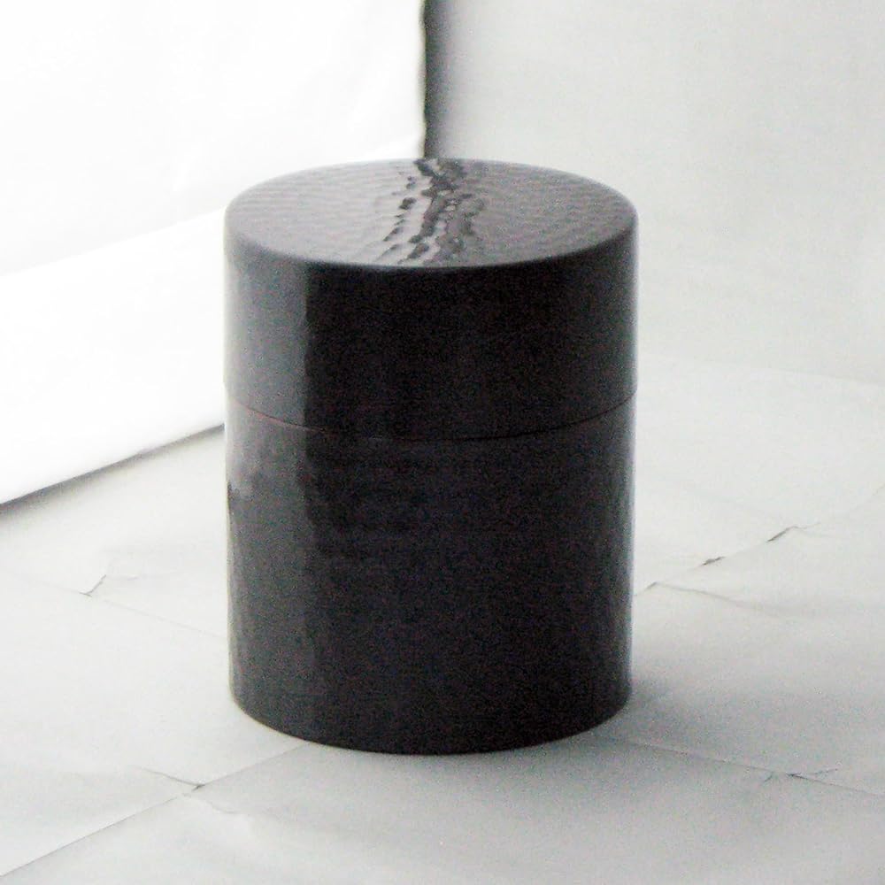Nagao Pure Copper Tea Caddy Canister Large Diameter 9.0 x Height 11cm Boxed SECCHU Made in Japan