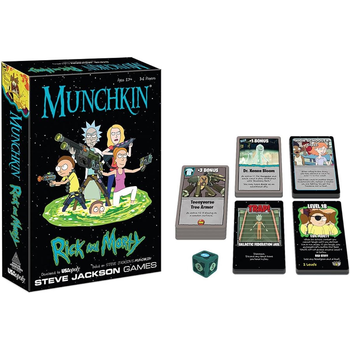 USAopoly Munchkin Rick and Morty Game