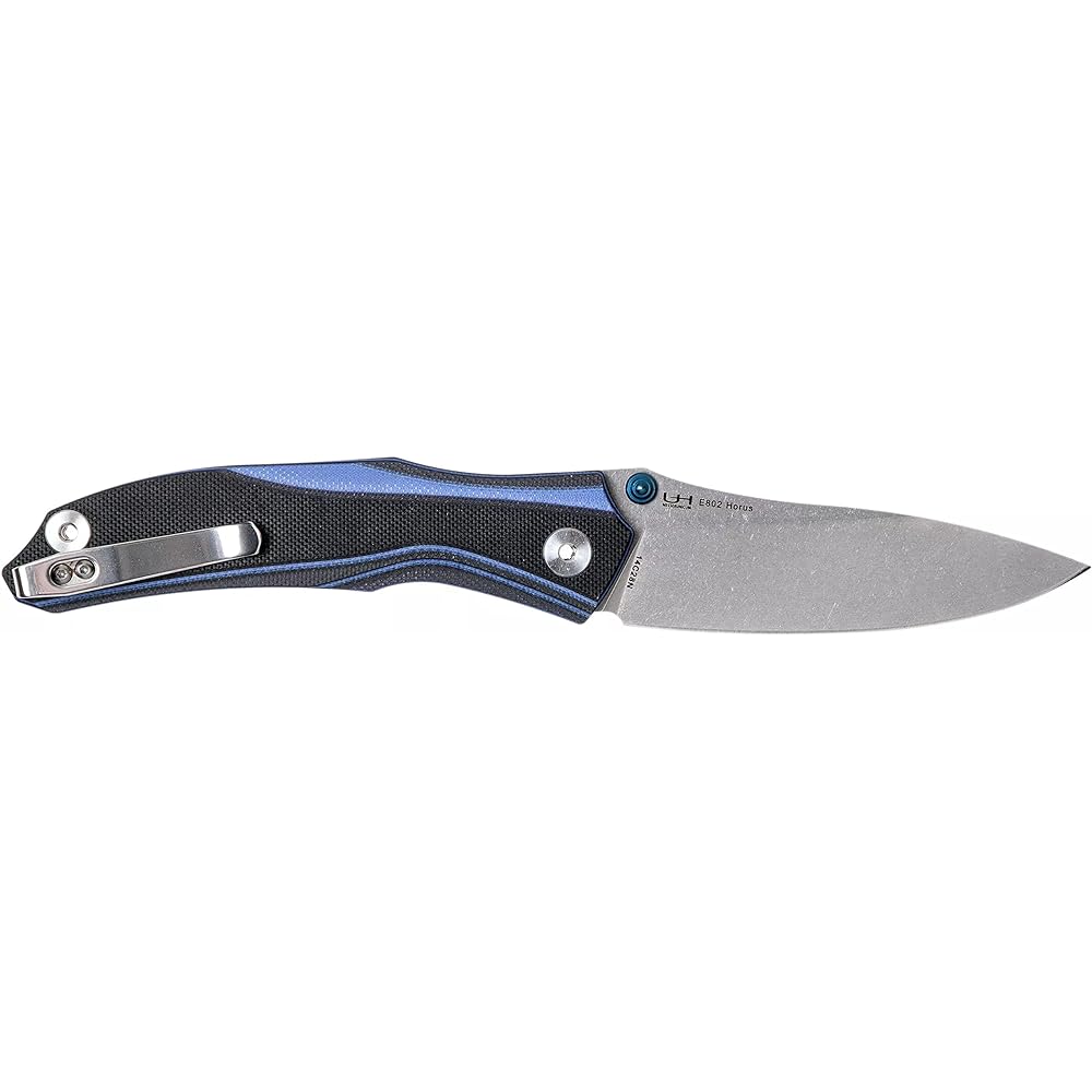 [Domestic authorized distributor product] UMAREX REALSTEEL E802 Hours Blue/Black Real Steel Folding Knife Camping Outdoor Climbing Survival UMA50205
