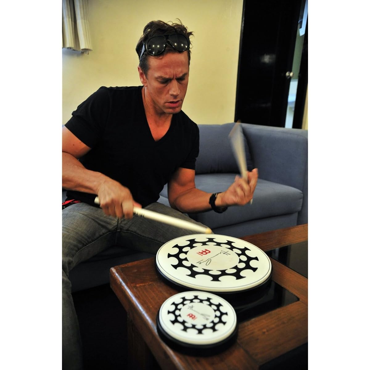 Meinl Cymbals MPP-6-TL 6-inch Practice Pad, Thomas Lang Signature (Parallel Import)