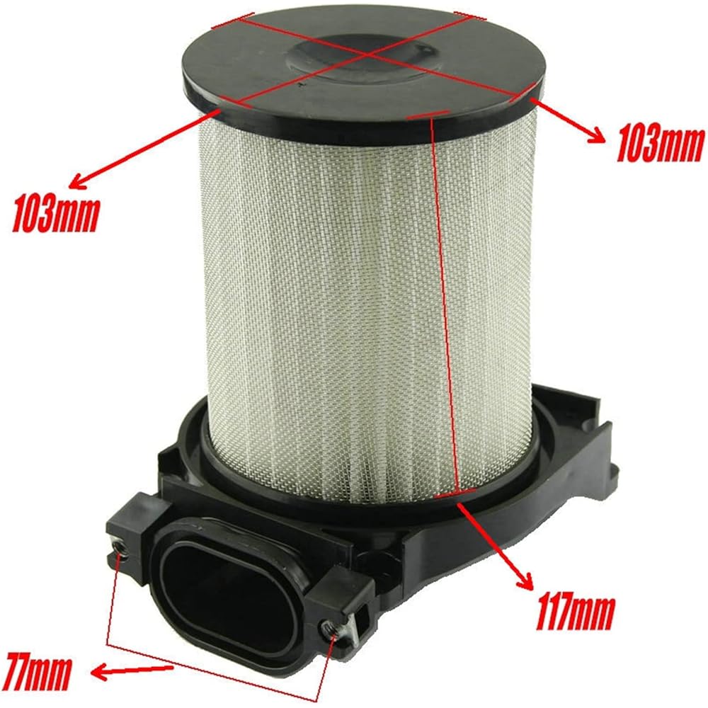 TRUSTTWO Motorcycle Double Foam Layer Sponge Air Cleaner Filter Compatible with Yamaha XJR400 1993 1995 1996 1997 1997 1997 1997 1997 1997-2010 OEM: 4HM-14450-00-00 New