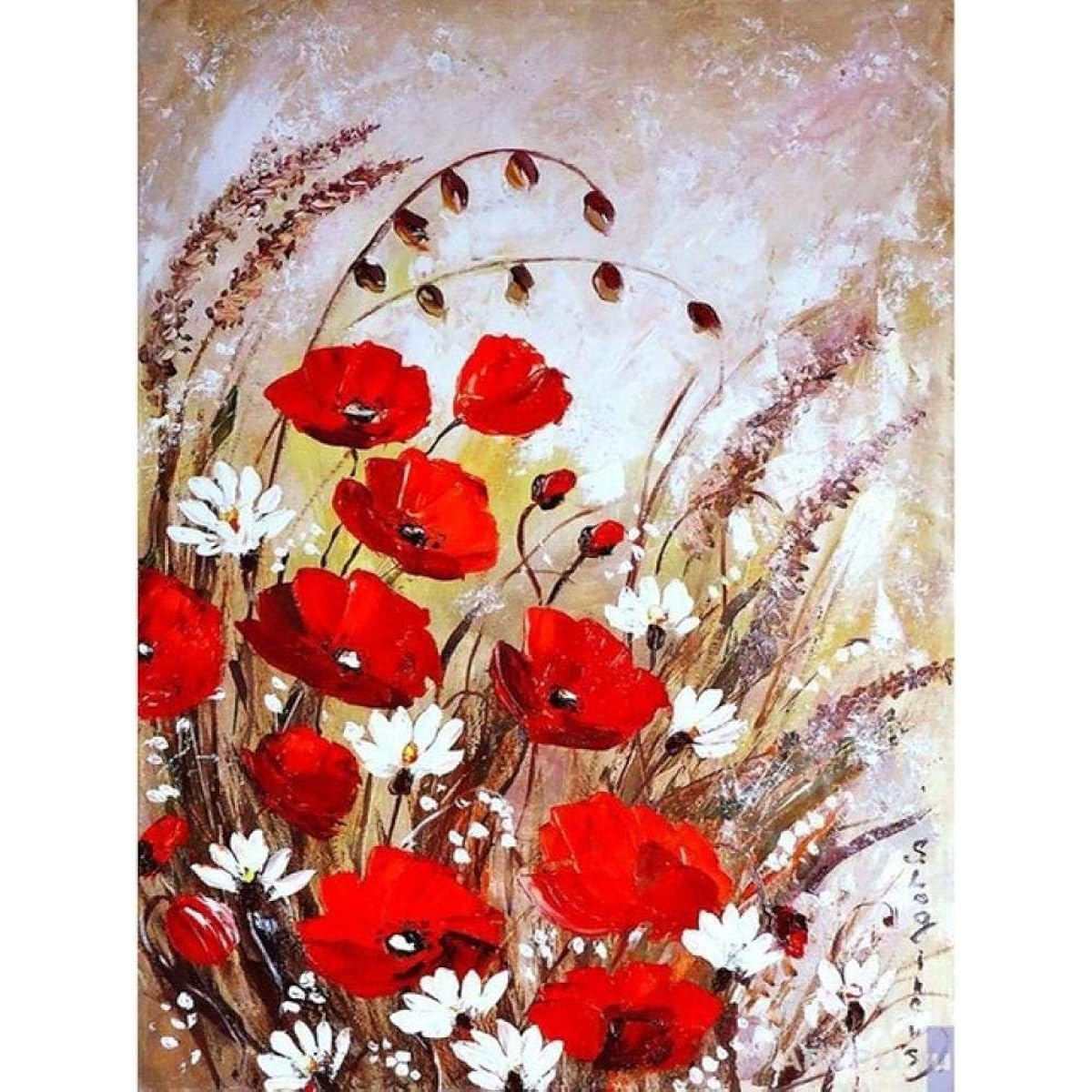 Wooden Jigsaw Puzzle 5000 Pieces - Adults Kids Toy Game Classic Puzzle Educational Decoration Gift - Like a Red Flower