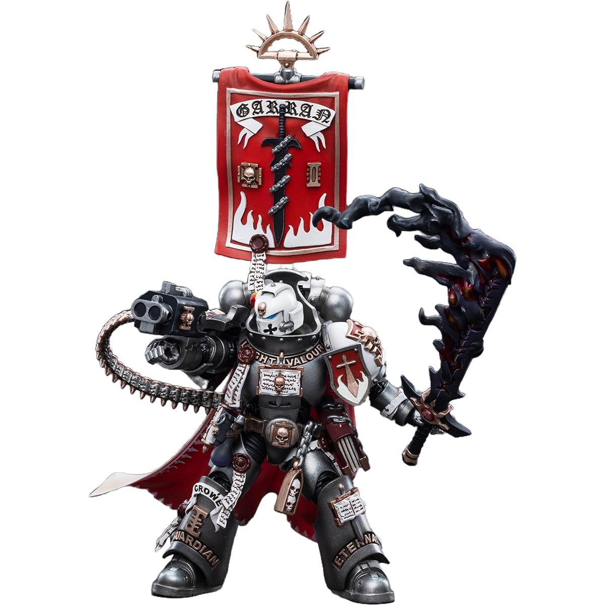 JOYTOY Warhammer 40,000 1/18 Action Figure Grey Knights Castellan Claw 5-inch Collectible Action Figure Kit