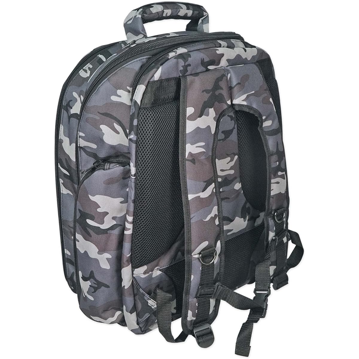Rockvilie DJ Mixer Case Travel Camo Backpack Bag Fits 19" W x 20" H x 13" D