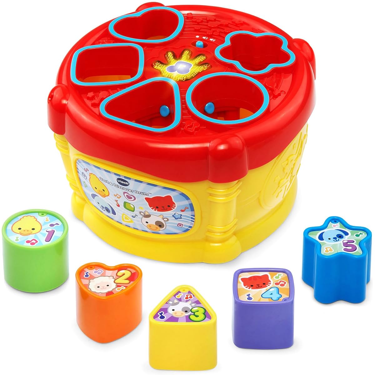 VTech Think and Discover Drum, Yellow