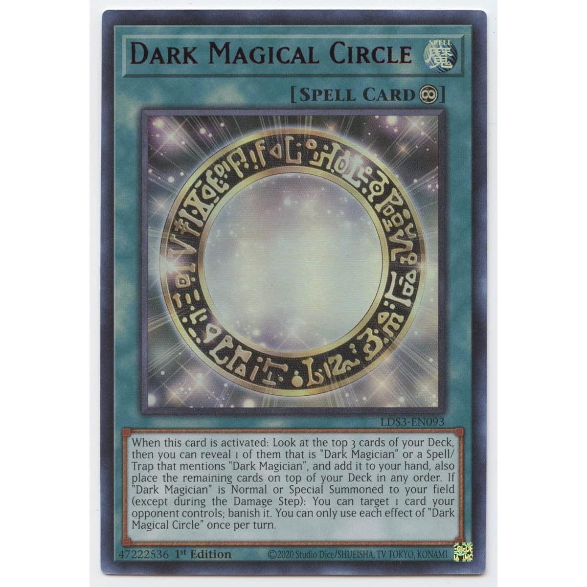 Dark Magical Circle (Red) - LDS3-EN093 - Ultra Rare - First Edition