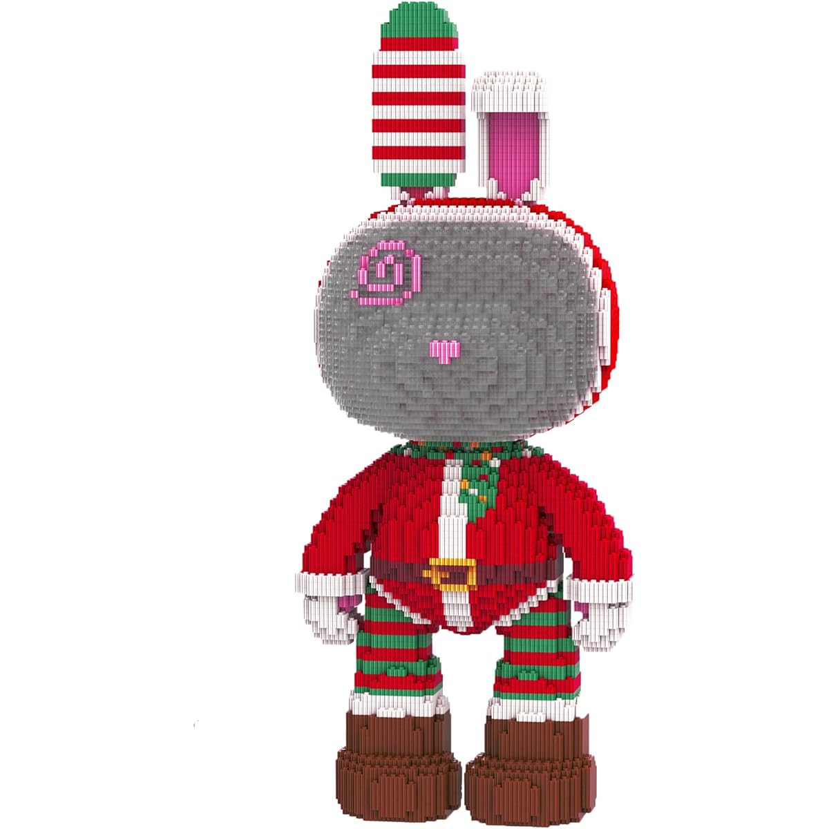 BDYDT Animal Christmas Rabbit Micro Building Blocks Set (8000 Pieces) Gifts for Adults and Kids