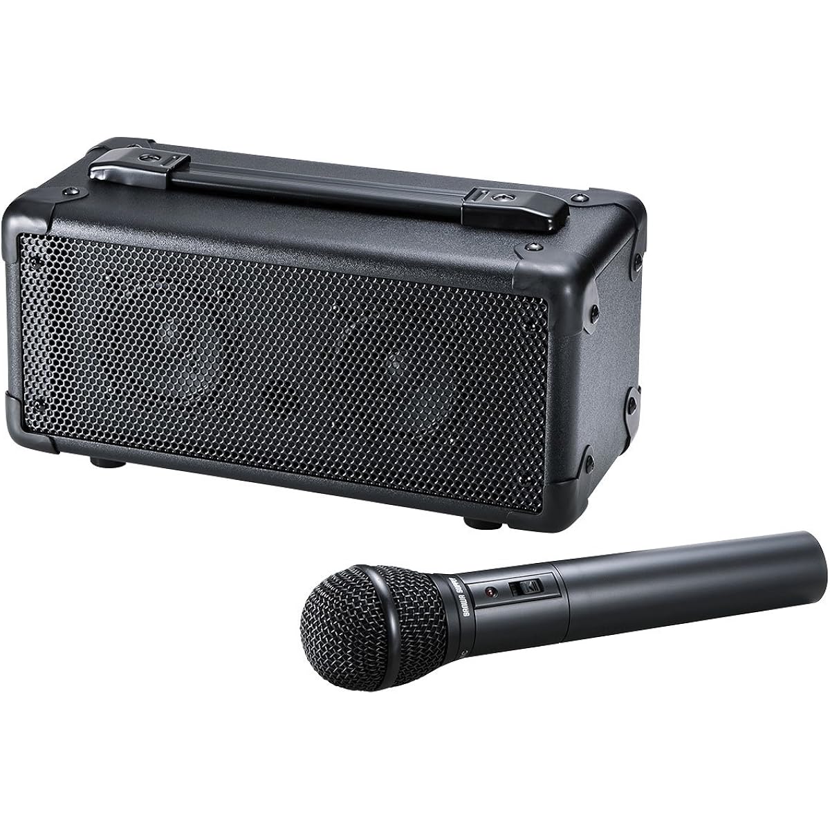 Sanwa Supply Loudspeaker speaker with wireless microphone MM-SPAMP4
