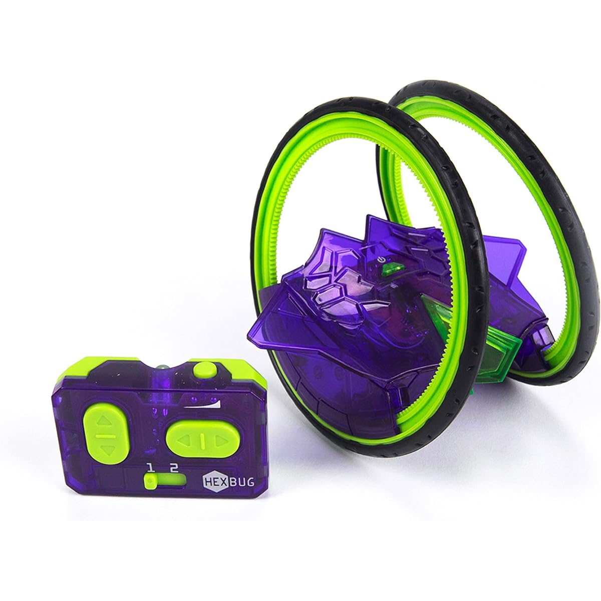 HEXBUG Ring Racer Self-Stabilizing Rechargeable Remote Control Robot Toys for Kids STEM Toys for Boys & Girls Ages 8+ (Colors May Vary)