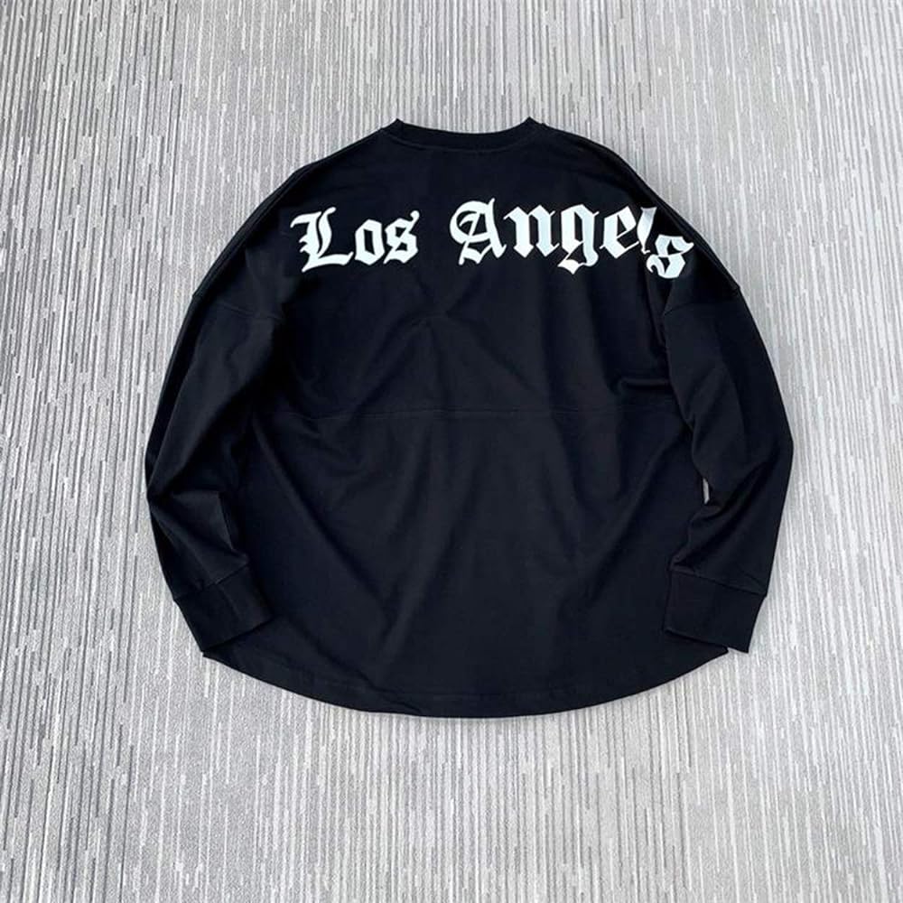 [Manatsulife] Men's Long Sleeve T-Shirt Pullover Round Neck Oversized Alphabet Training Wear Fitness Sports Muscle Training Gym Sweat Stylish Spring Autumn Winter WY86