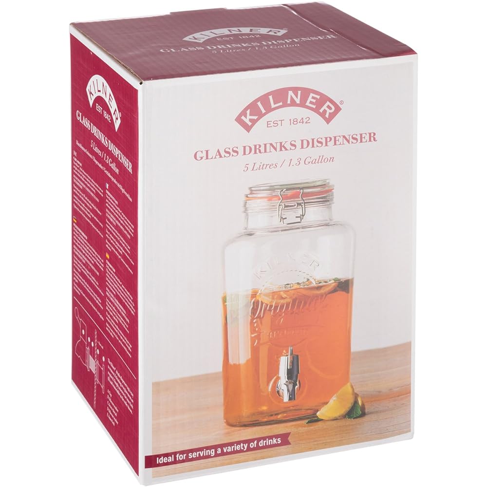 KILNER Jug Clear 5L Dispenser 38-2180-00