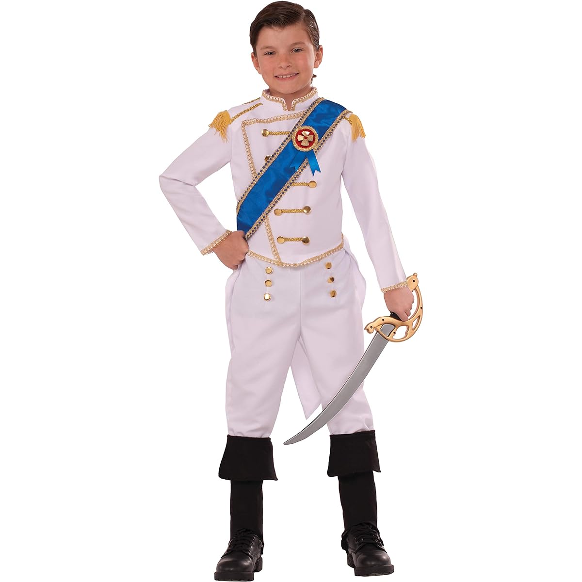 Forum Novelties Kids Happily Ever After Prince Costume, Medium 75656