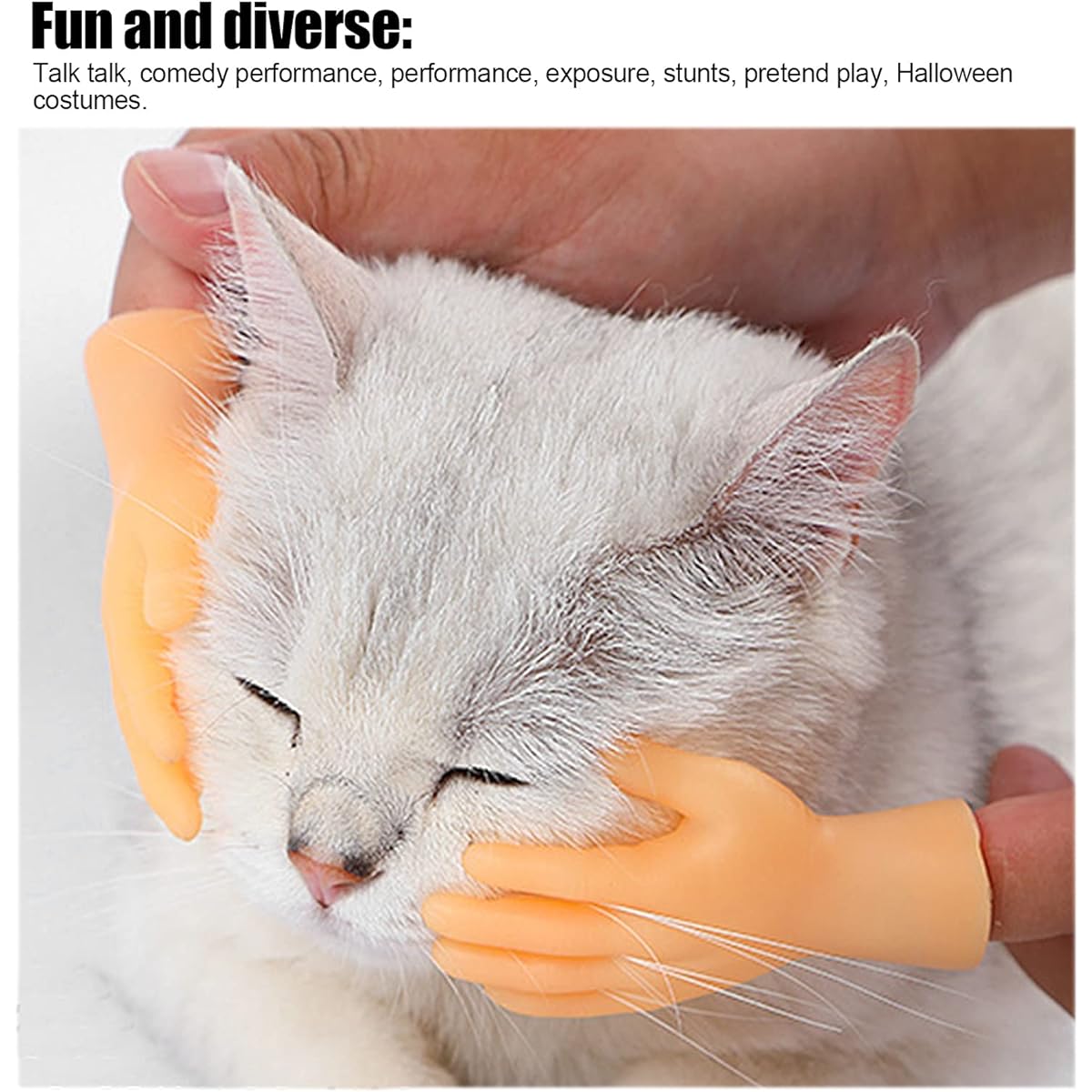 Biitfuu Small Hand Multi-shape Finger Hand Small Hand Small Hand Finger Model Cat Massage 6 Pieces