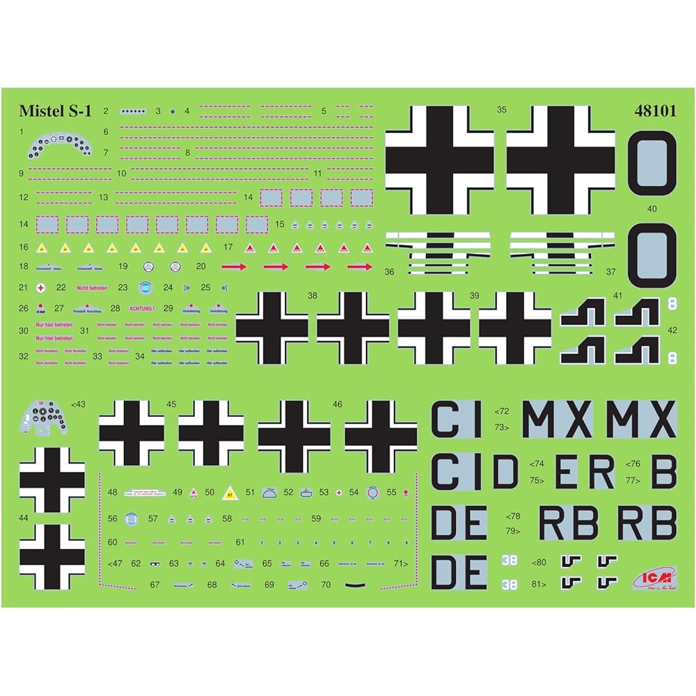 ICM 1/48 German Air Force Myster S1 Plastic Model 48101