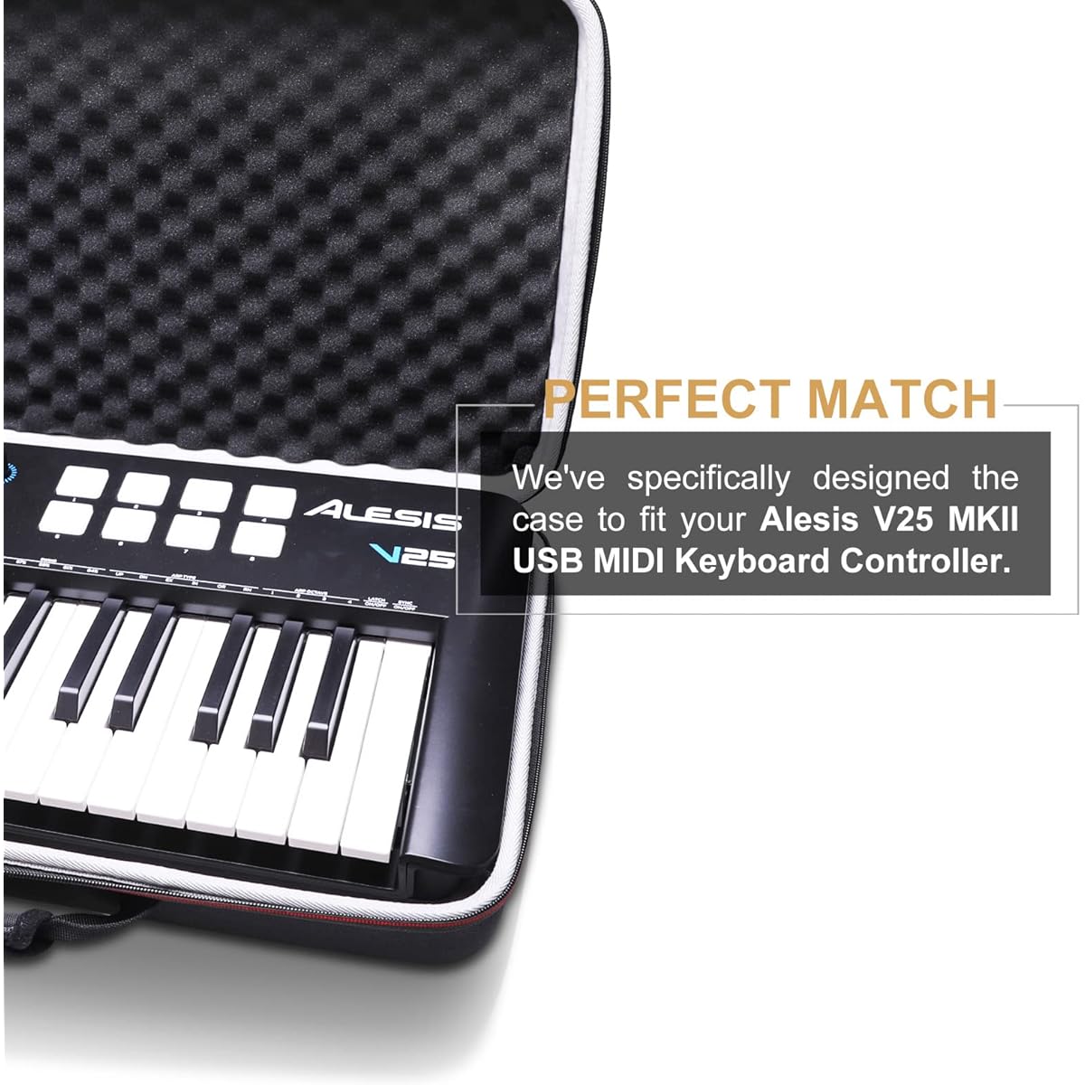 LTGEM EVA Hard Case for Pioneer DJ DJ Controller (DDJ-REV1) - Travel Protective Carrying Storage Bag