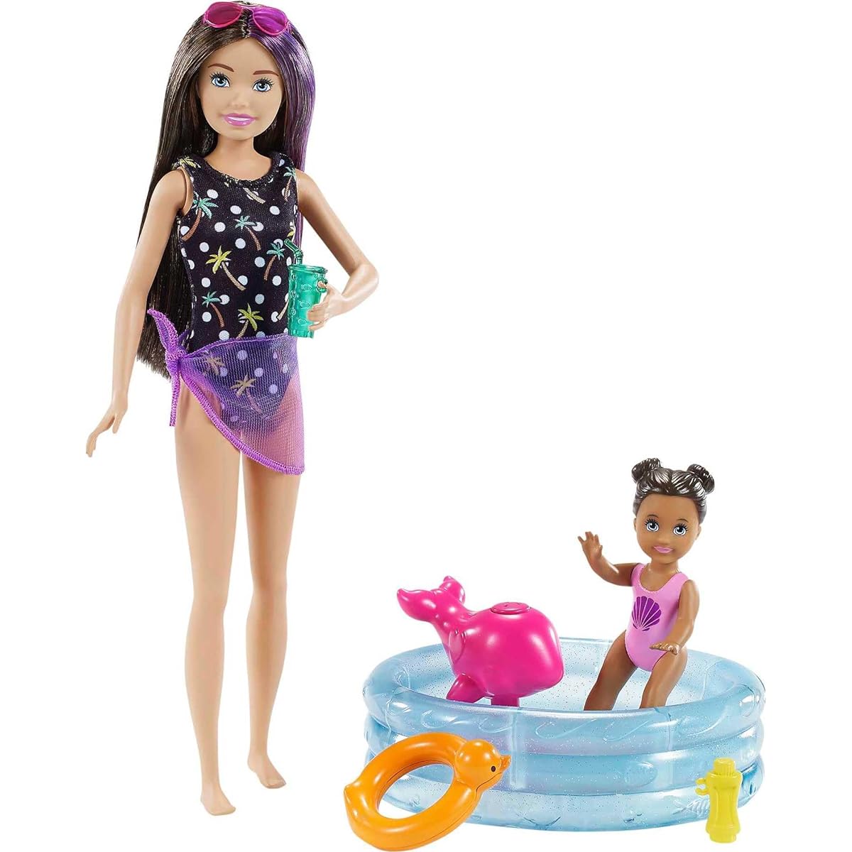 Mattel - Barbie Skipper Babysitters Inc. Dolls & Swim Playset