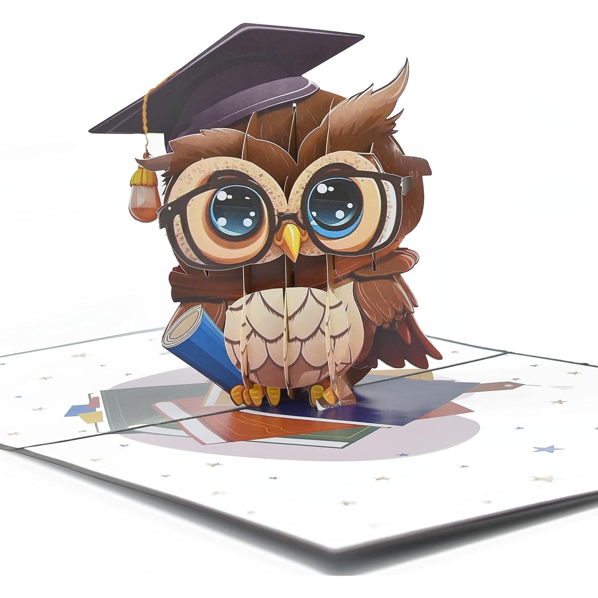 Teabug Card Congratulations Graduation Pop-up Card 3D New School Year Celebration Card