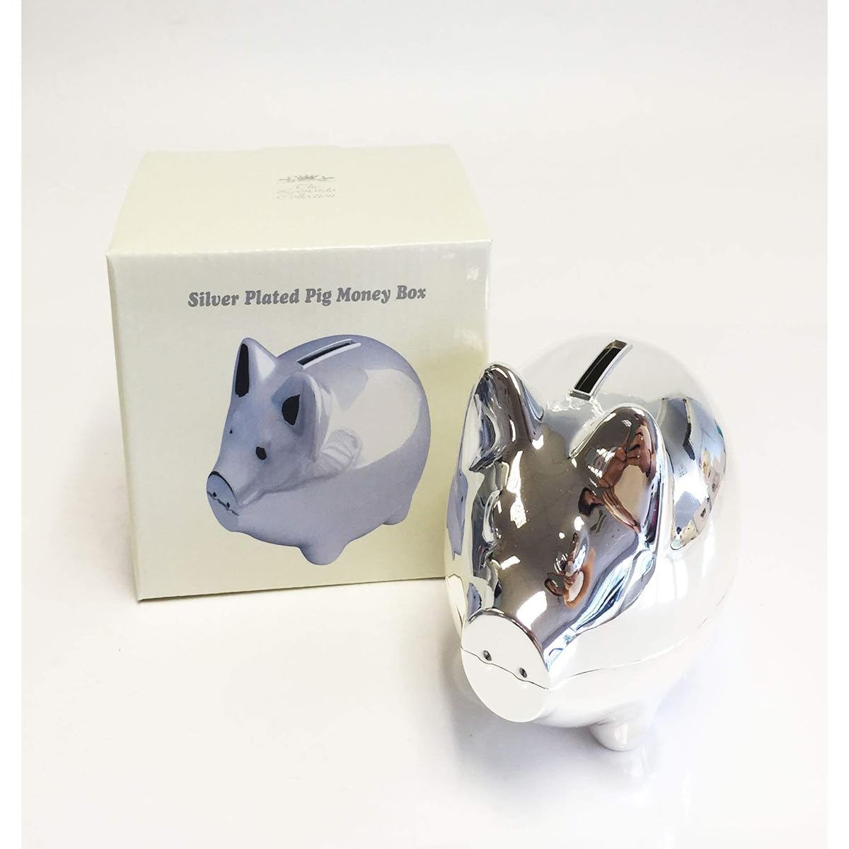 Knight-Piggy Bank Silver Plated Money Box [Baby Product]