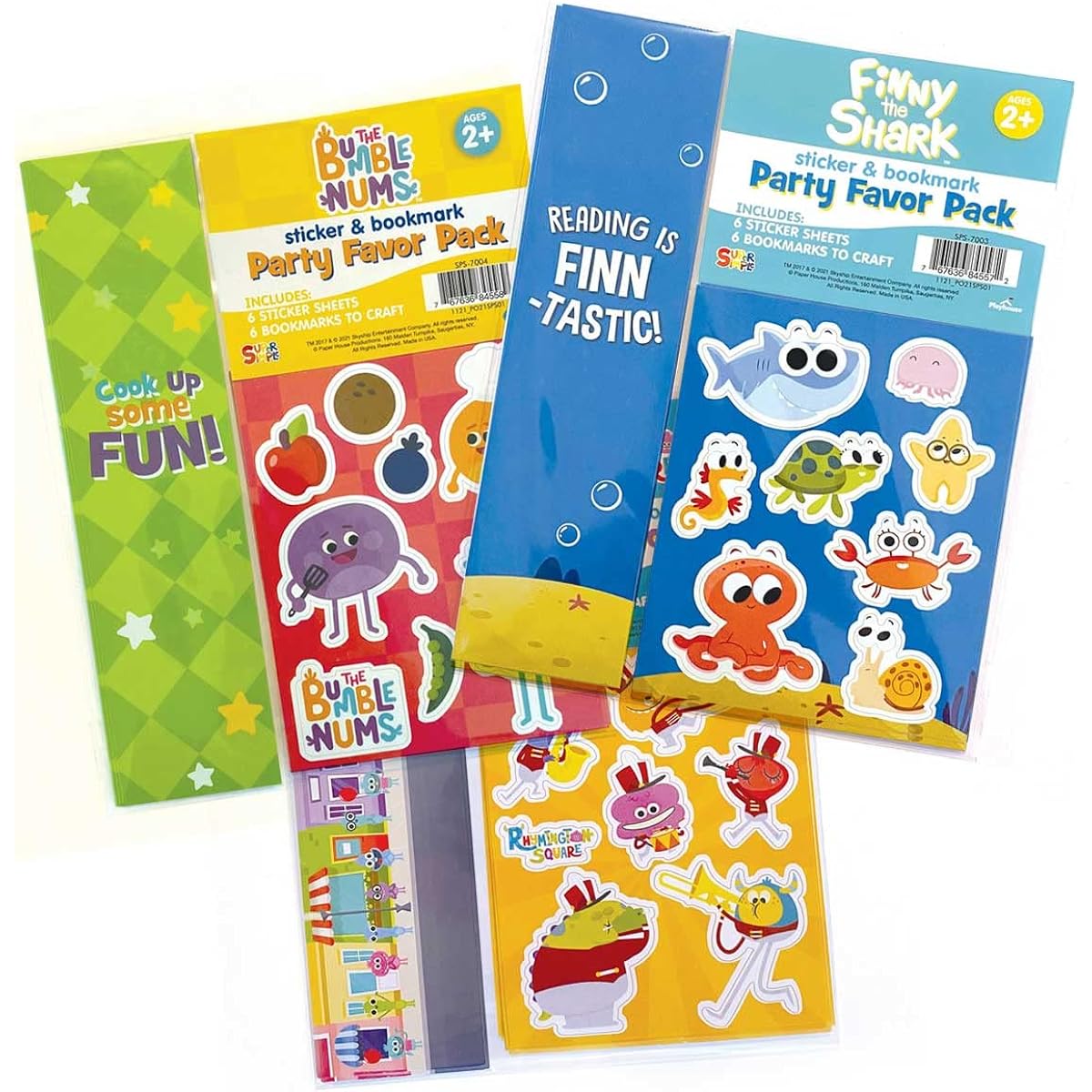 Super Simple Songs Rhymington Party Favor Create A Bookmark Set Multi