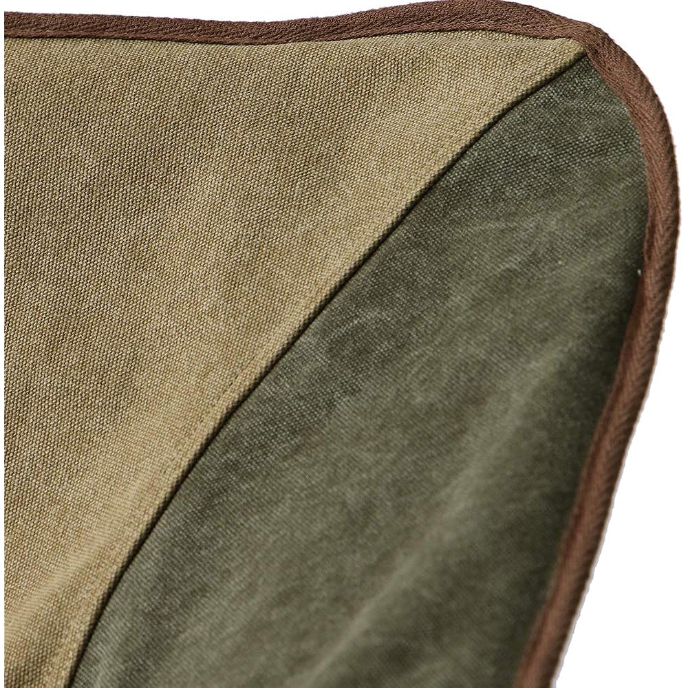Tenmaku Design Cotton Chair Cover [Sand x Khaki]