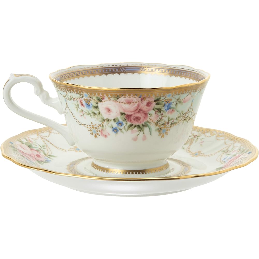 Noritake Cup & Saucer (Coffee Tea) 225cc Aphrodite Bone China T50940/4691