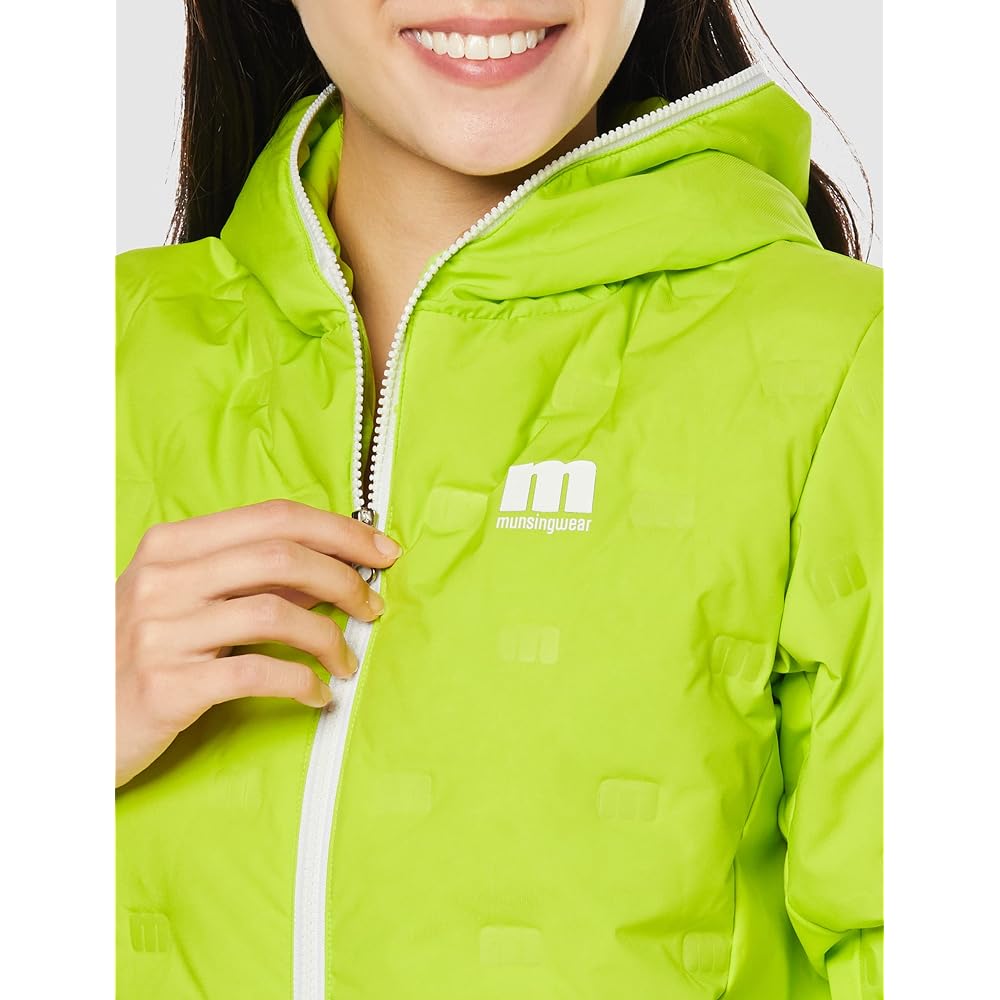 [Munsingwear] 21 Autumn/Winter Model Golf Blouson [ENVOY] Heat Navi Green Down Thermal Storage Water Repellent Stretch MEWSJK06 Women's