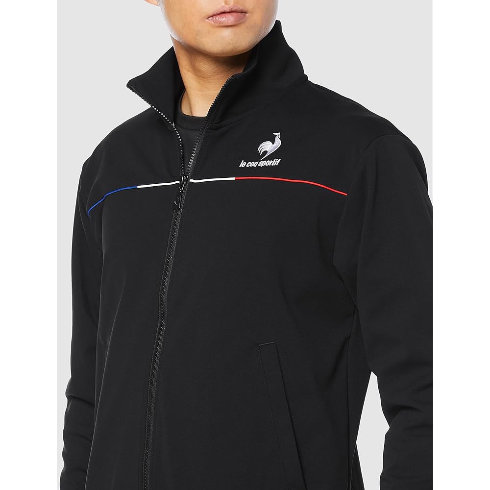 [Le Coq Sportif] Warm-up Jacket, Long Sleeve, Sweat Absorbent, Stretch, Training, Gym, Running, Men's