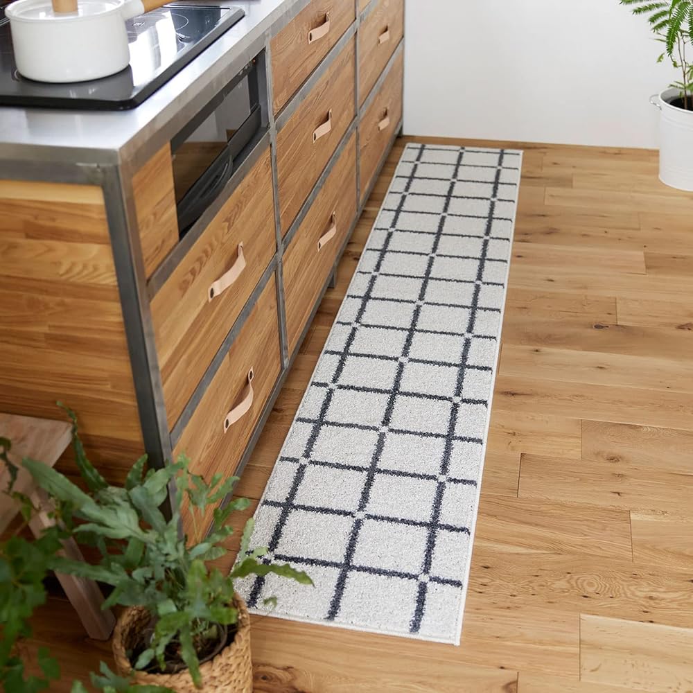 Suminoe Matte White 45 x 240cm Washable Anti-Slip Othello 13476203