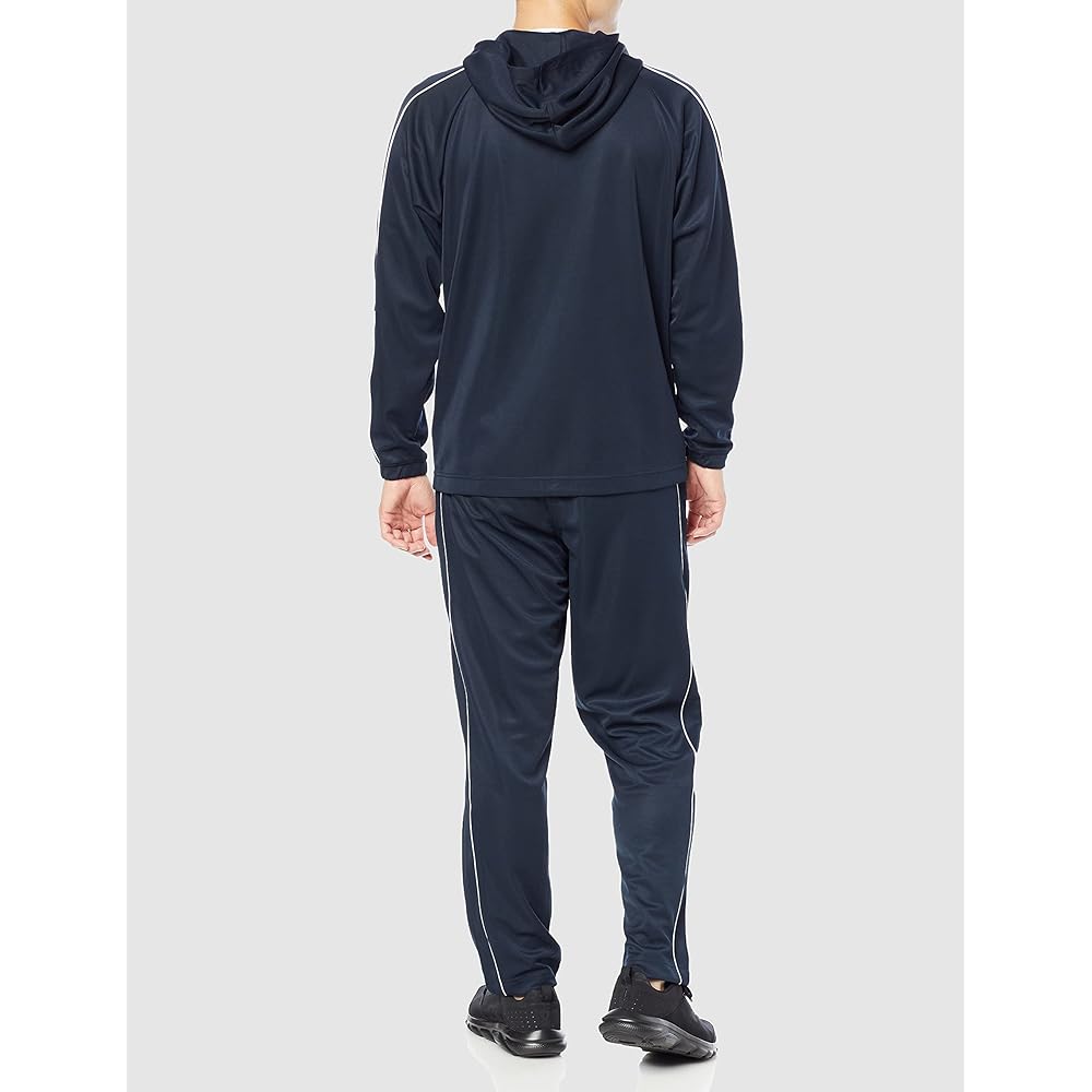 [Champion] Jersey Top and Bottom Parka Training Suit Setup Quick Drying UV Protection Training Pants Jersey Hood Jacket One Point Logo Script Logo Club Activities Gym Loungewear C8-TSW01 Men's