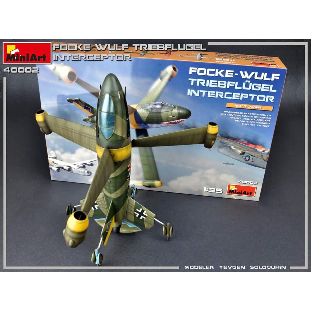 Miniart 1/35 Luftwaffe Focke-Wulf Triebflugel Plastic Model MA40002
