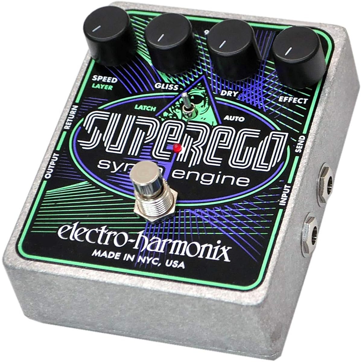 ELECTRO-HARMONIX Guitar Effects Pedal SUPEREGO Synth Engine