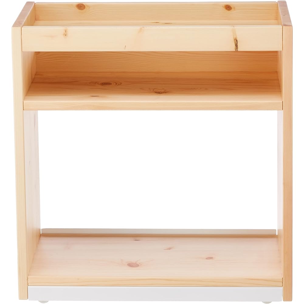 MUJI pine wood desk wagon width 24 x depth 55 x height 57.5cm 12058465