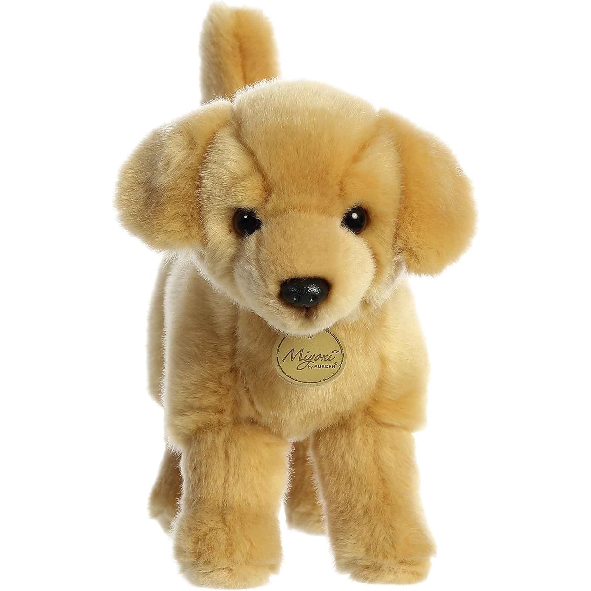 Aurora® Adorable Miyoni® Yellow Labrador Plush - Lifelike Details - Precious Companionship - Brown 10"