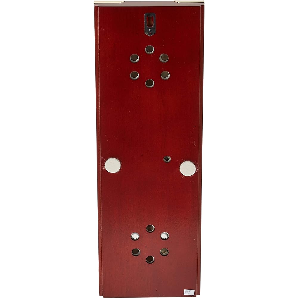 Empex Weather Meter Temperature and Hygrometer Weathermaster Weather Meter for Wall Hanging Made in Japan Brown BM-751 42.2x14.2x4cm