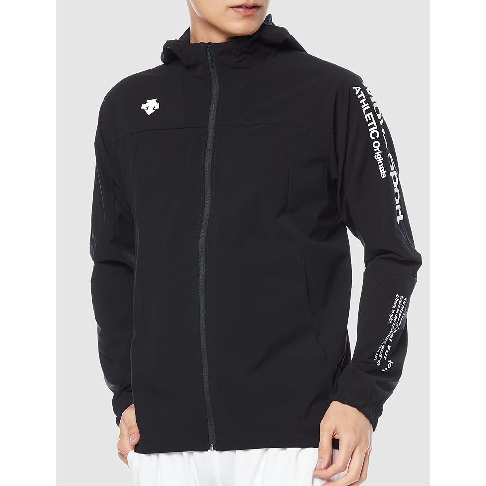 [DESCENTE] Men's Windbreaker Water Repellent Lightweight Stretch MOVESPORT Airy Transfer with Hood