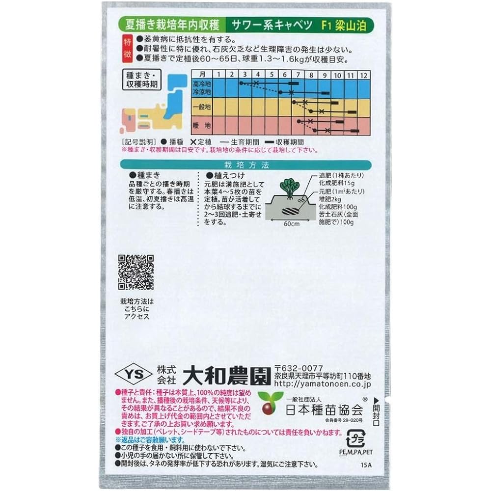 Yamato Farm Ryozanpaku [Cabbage] 20ml