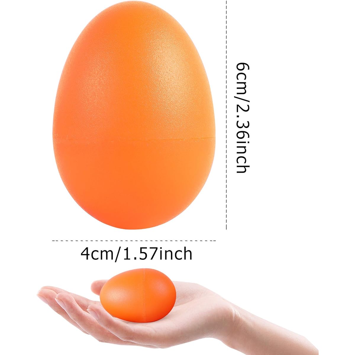 14 Pieces Plastic Egg Shakers Percussion Musical Egg Maracas Easter Eggs Toys for Kids (7 Colors)