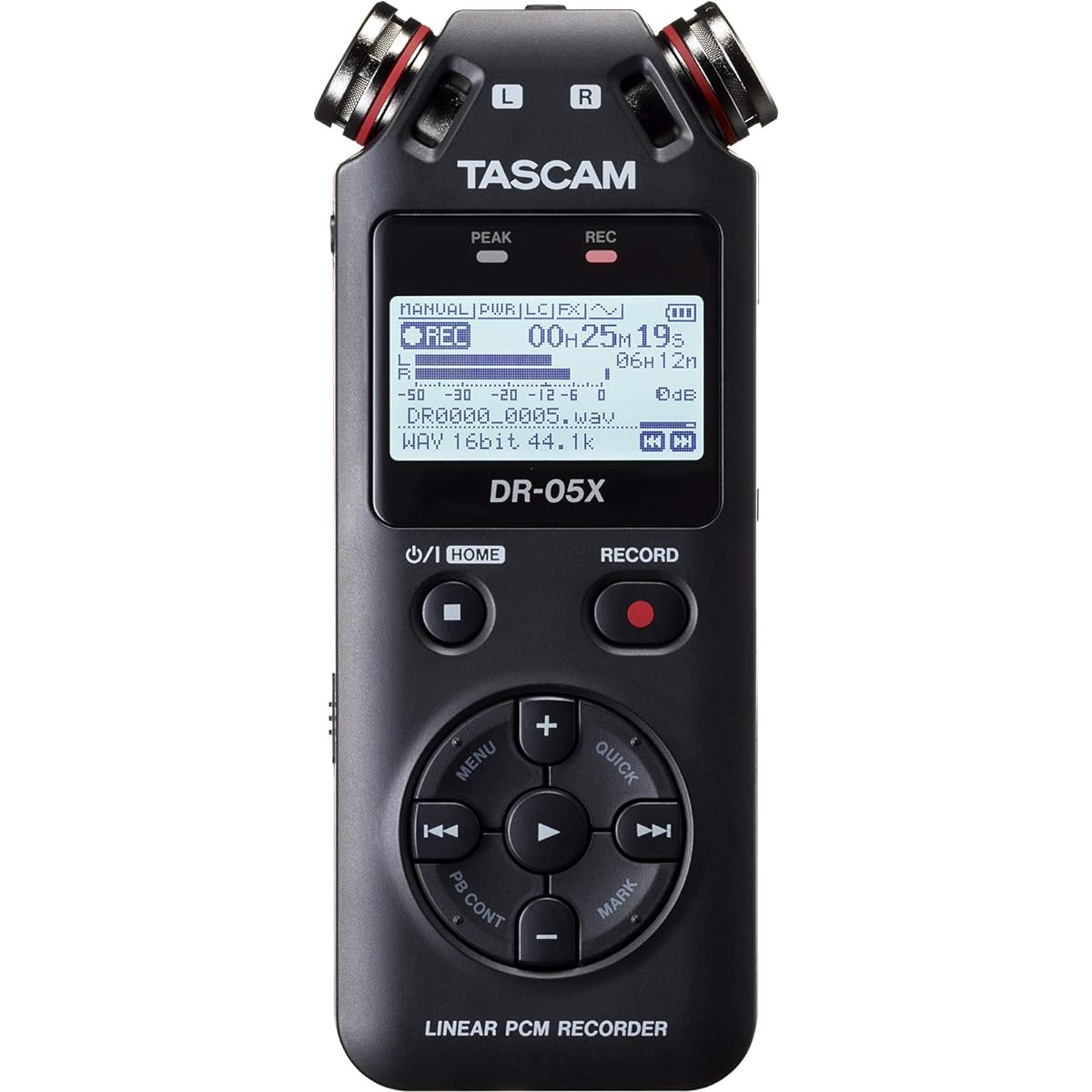 TASCAM - Stereo linear PCM recorder with USB audio interface DR-05X + mini tripod set