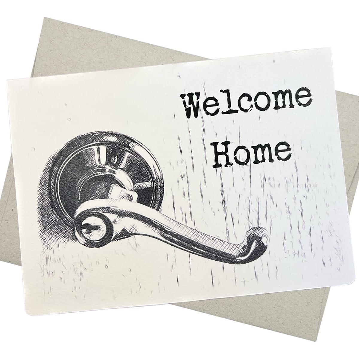 New Home or Apartment Celebration Greeting Card with Envelope (5 x 7 inches, Classy Message) for Home Purchases and Housewarming Gifts (New Home 3)