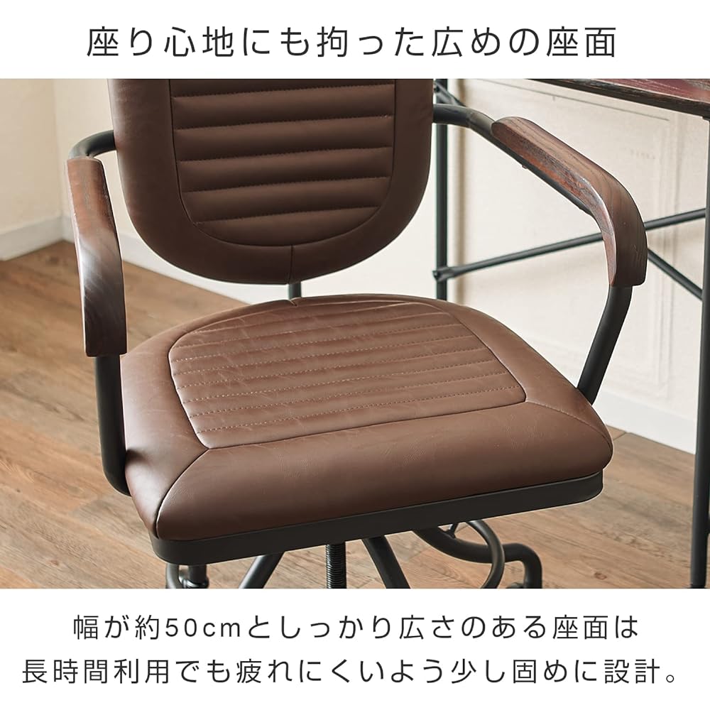 [Doshisha] Geno Natural Wood Armrest Classic Chair with Arms GECH-BR