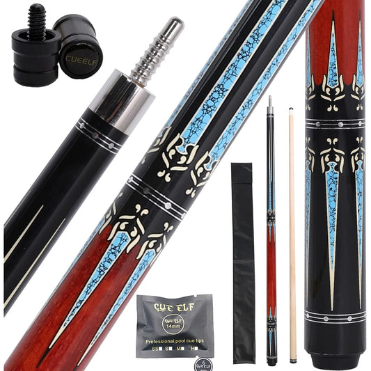 CUEELF Pool Cue Stick Billiard Cue Stick 58" Maple Billiard Pool Stick Pool Table Stick 29oz/20oz Pool Cue