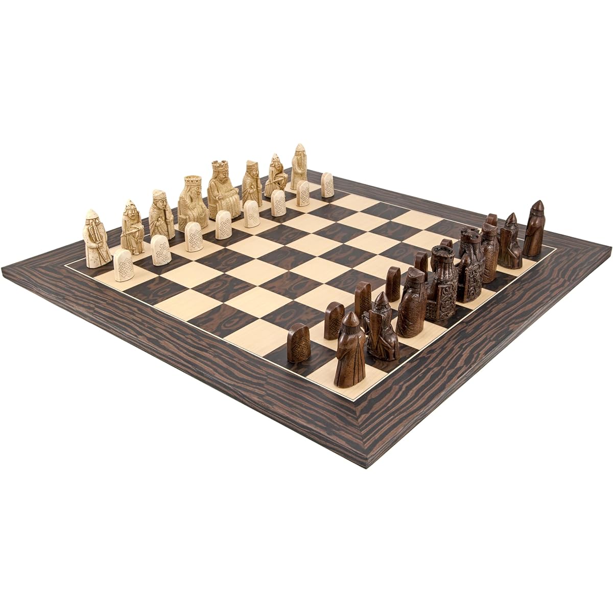 The Isle of Lewis Tiger Ebony Chess Set