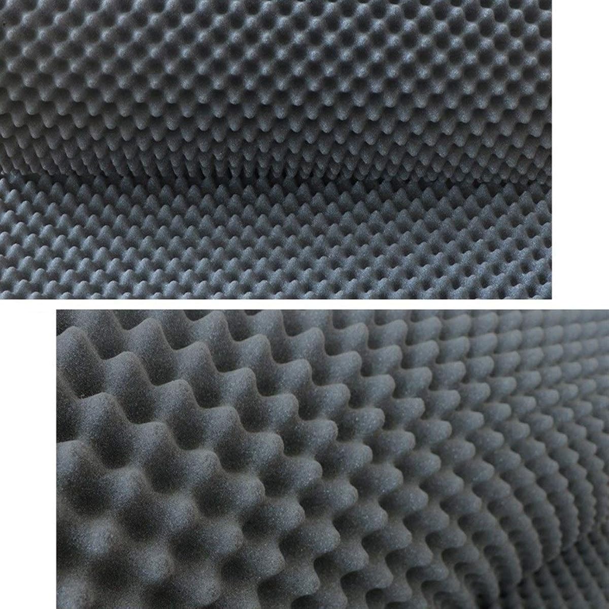 Sound-absorbing cotton, black thick acoustic panel Drum room Piano room Sound-absorbing cotton Area: 6 square meters.