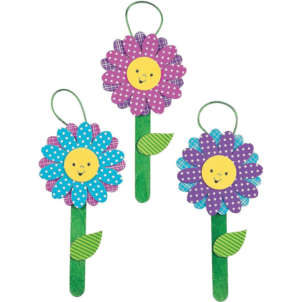 Stacking Flower Ornaments Ck-12 - Crafts and Fun Home Activities for Kids