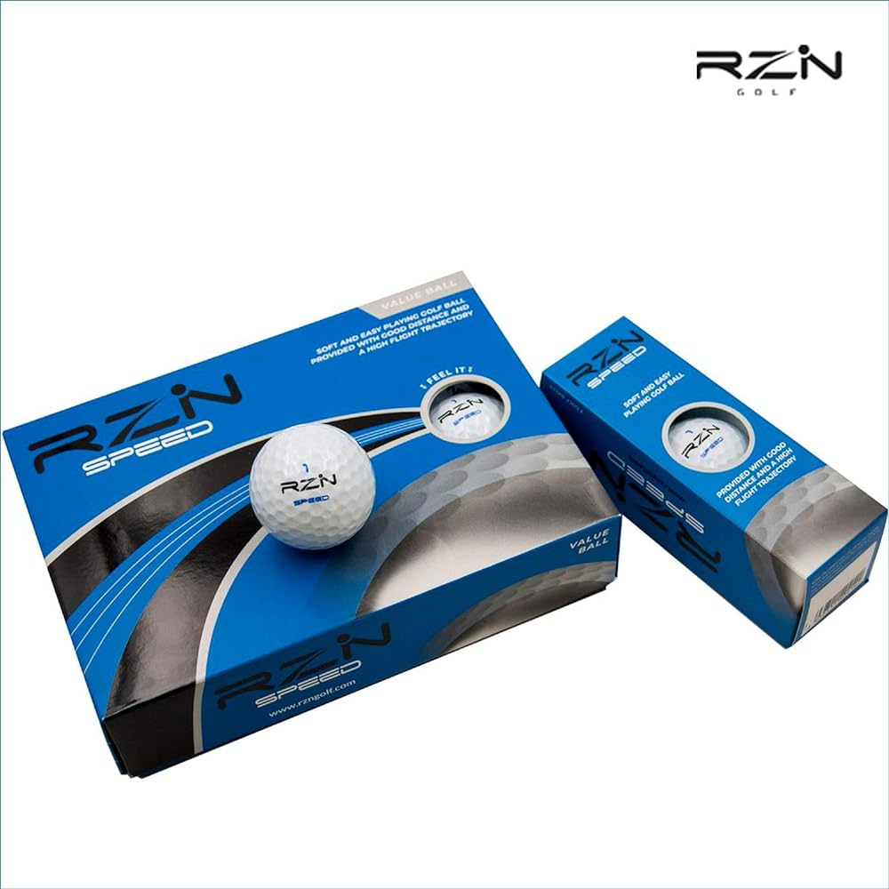 RZN Golf Golf Balls 2 Pieces SPEED 1 Dozen (12 Pieces) Resin Golf Japanese Official Distribution Product
