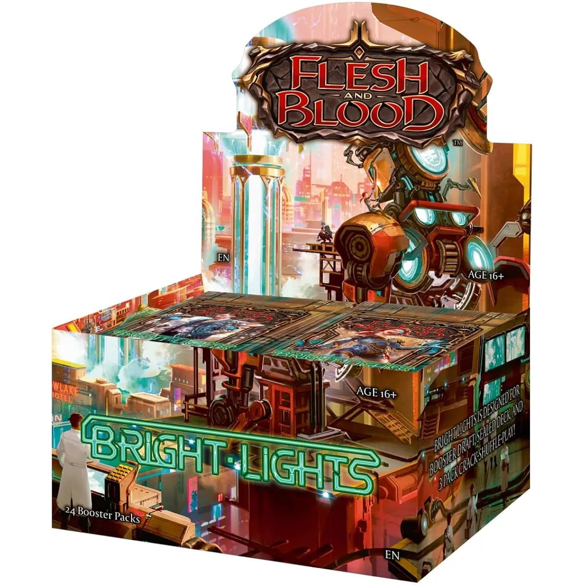 Legend Story Studios Flesh & Blood TCG Brights Lights Booster Box Display