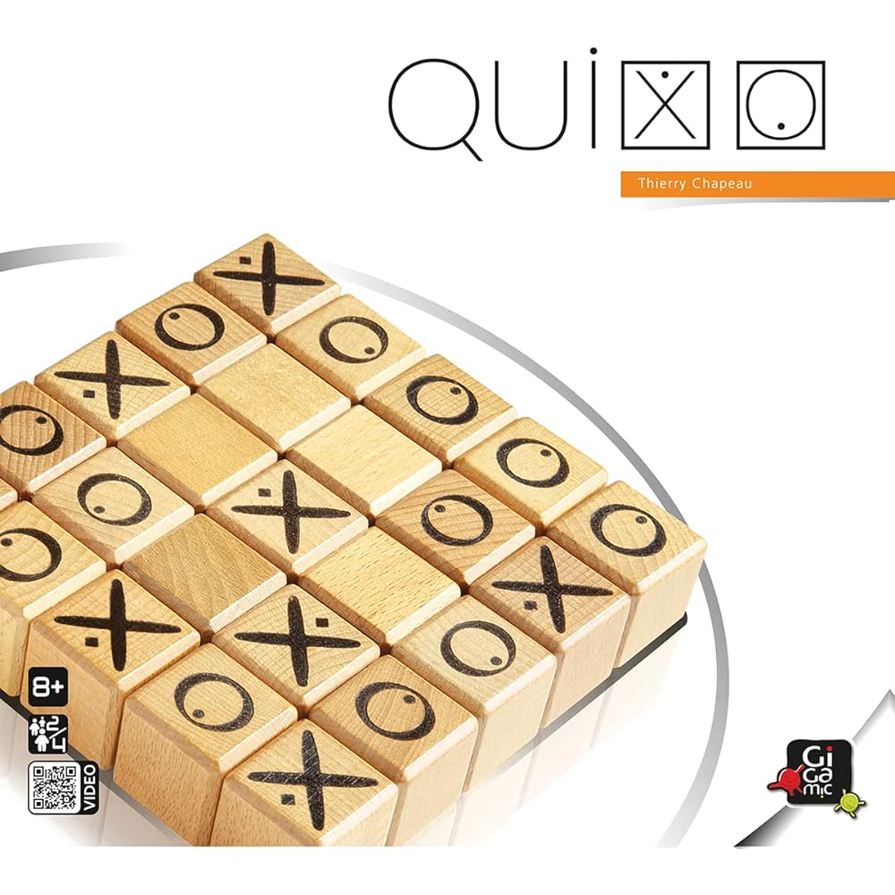 GIGAMIC QUIXO [Japan Authorized Distributor] Board Game Table Game Educational Toy Toy Children Brain Training France