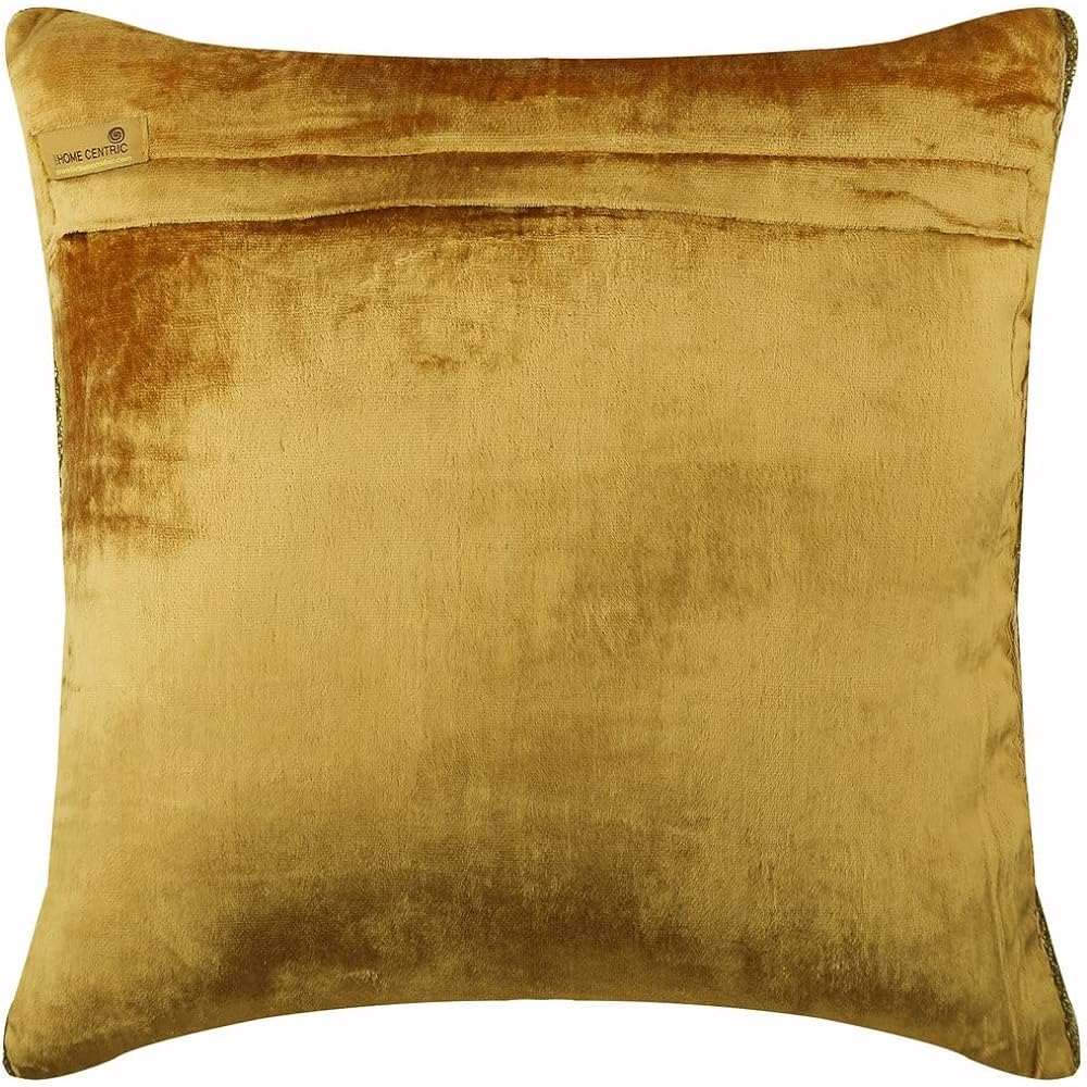 The Home Centric Cushion Cover Velvet 50x50 cm Gold - Gold Shimmer