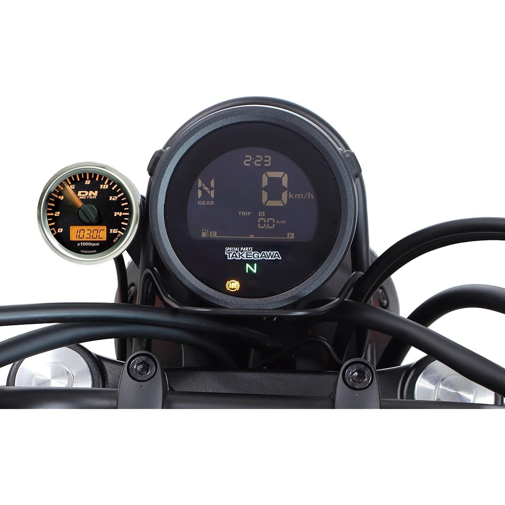 Special parts TAKEGAWA Φ48 Small DN Tachometer Orange LED CL250(MC57)/CL500(PC68) 05-05-0117