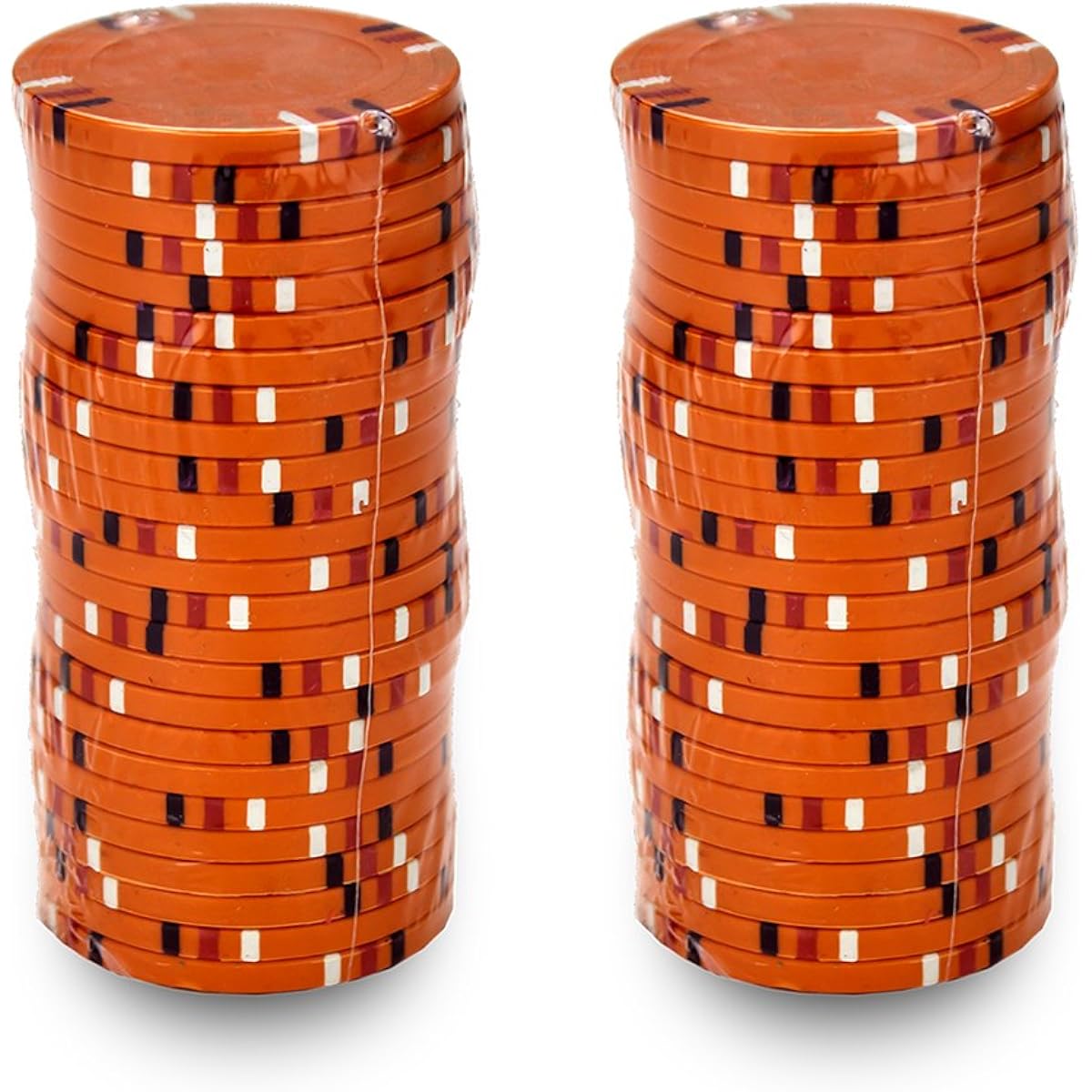 Claysmith Gaming 12 Stripe Poker Chips Heavyweight 13.5-gram Clay Composite - Pack of 50